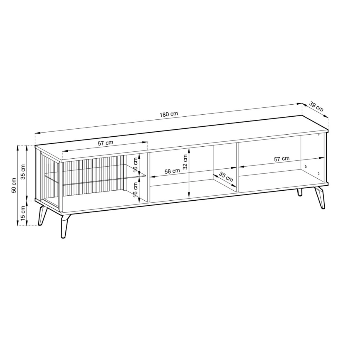 IK VICORA Cashmere modern TV Stand